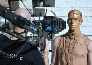 Danza e Tecnologia. Aterballetto per Brescia Musei. Progetto Double Reality. SPETTACOLI BRESCIA MUSEI CAPITOLIUM BACKSTAGE FILMATO -EPPUR SI MUOVE - REGIA DI GUIDO GEMINIANI - CLE'MENT HAENEN NELLA FOTO BALAKSTAGE 27/10/2025 umberto favretto©25